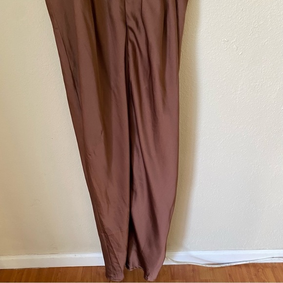 HOUSE OF CB  'Charmaine' Chocolate Corset Maxi Dress brown NWOT size M - Picture 9 of 16